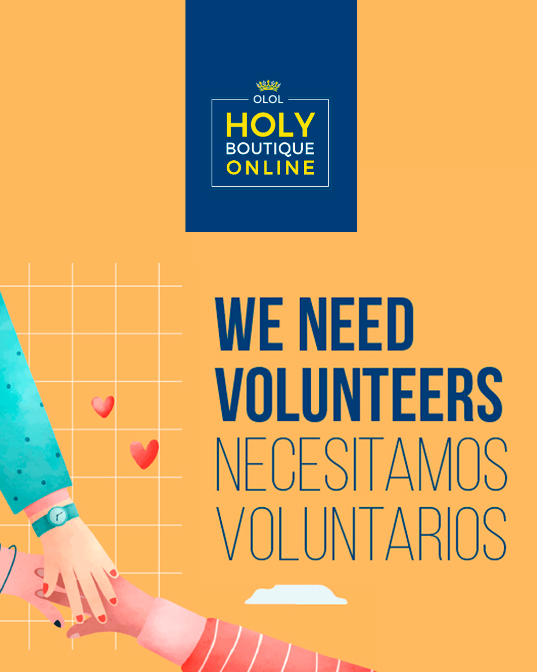We need volunteers                                                                                                                                                                                                                                                                                          