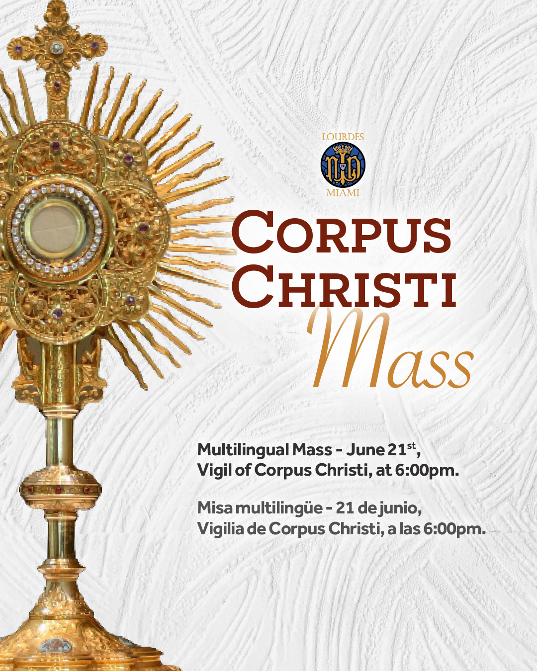 Corpus Christi                                                                                                                                                                                                                                                                                              