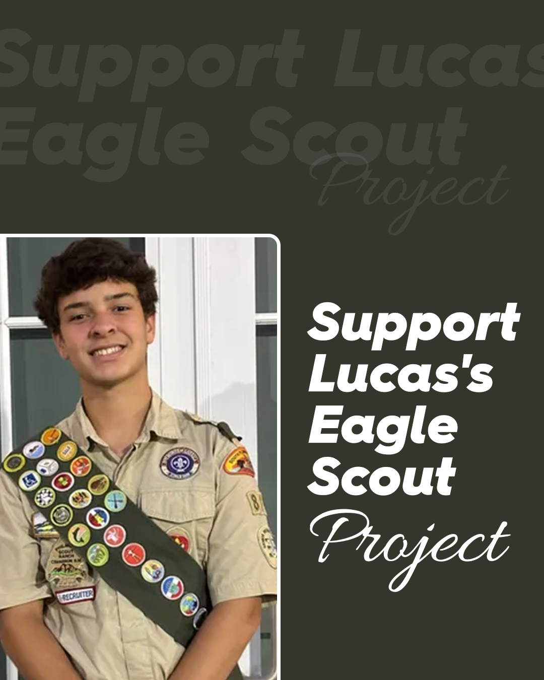 Support Lucas's Eagle Scout Project                                                                                                                                                                                                                                                                         