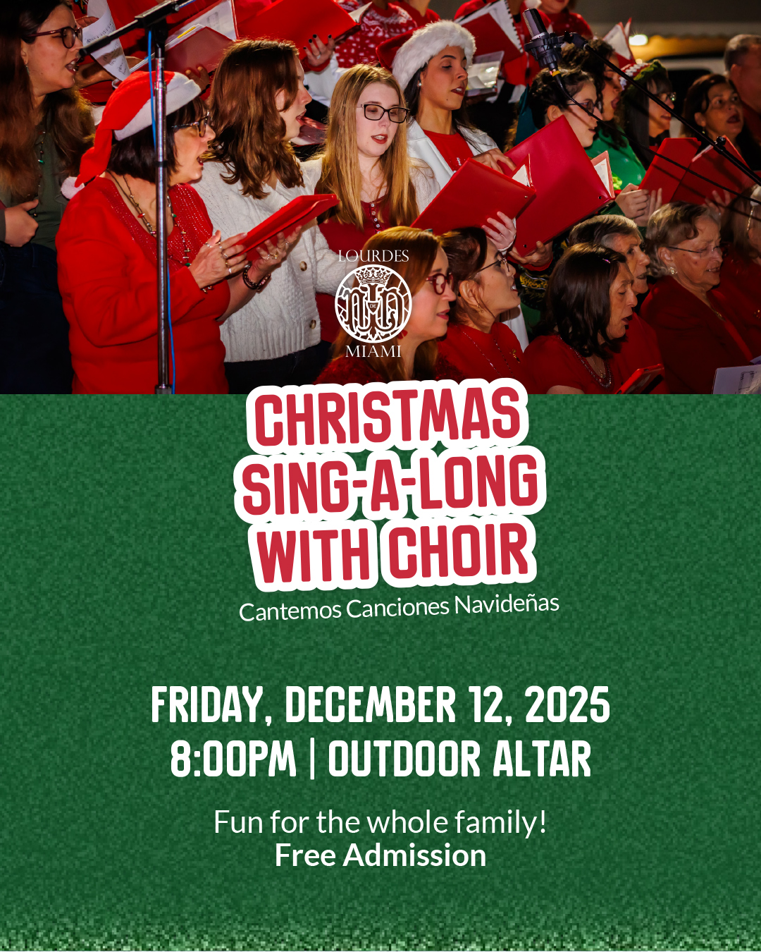Christmas  Sing-A-Long with Choir                                                                                                                                                                                                                                                                           