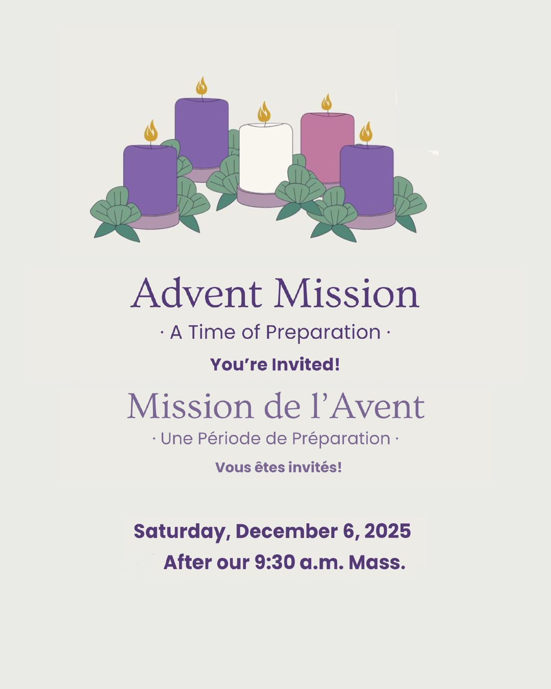 Advent Mission                                                                                                                                                                                                                                                                                              