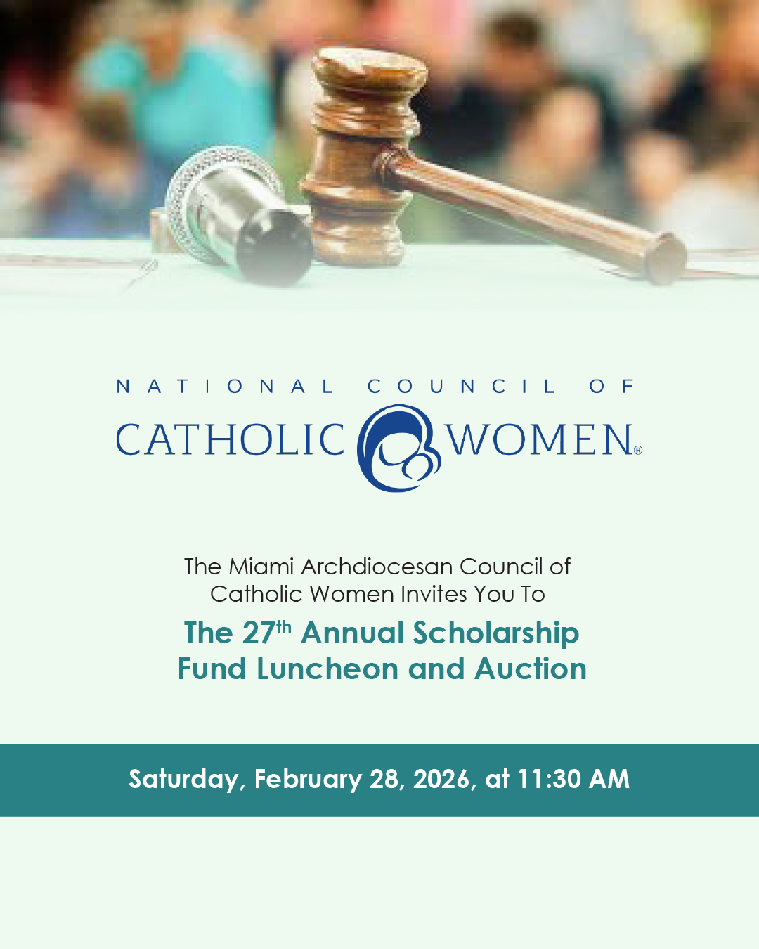 The 27th Annual Scholarship Fund Luncheon and Auction