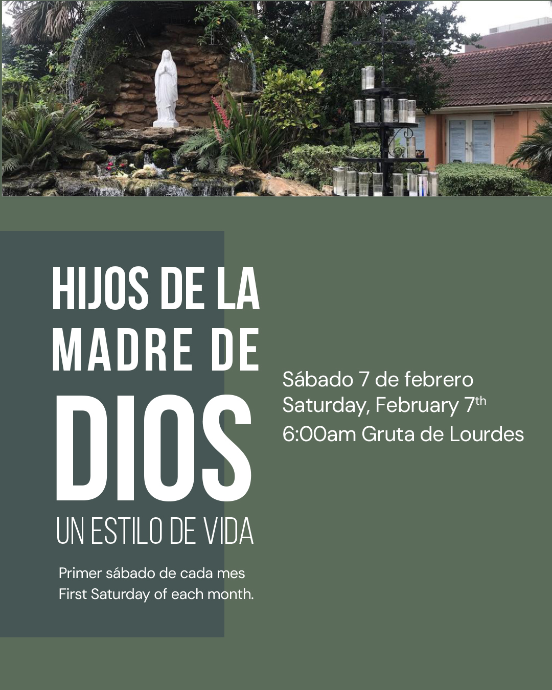 Un Amanecer con Nuestra Santísima Madre