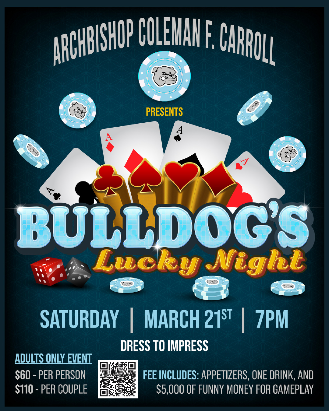 Bulldog's Lucky Night - Archbishop Coleman F. Carroll
