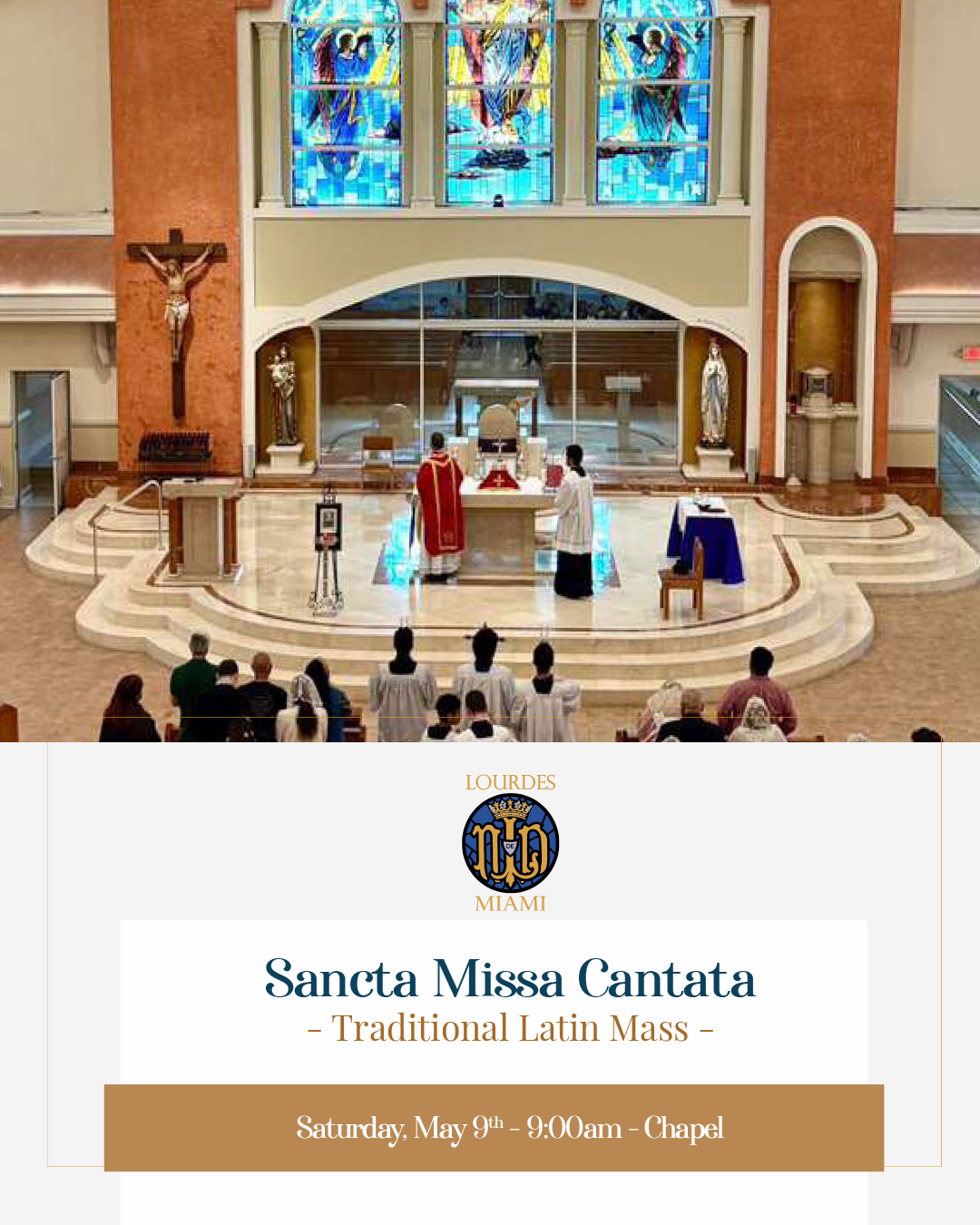 Sancta Missa Cantata - Traditional Latin Mass                                                                                                                                                                                                                                                               