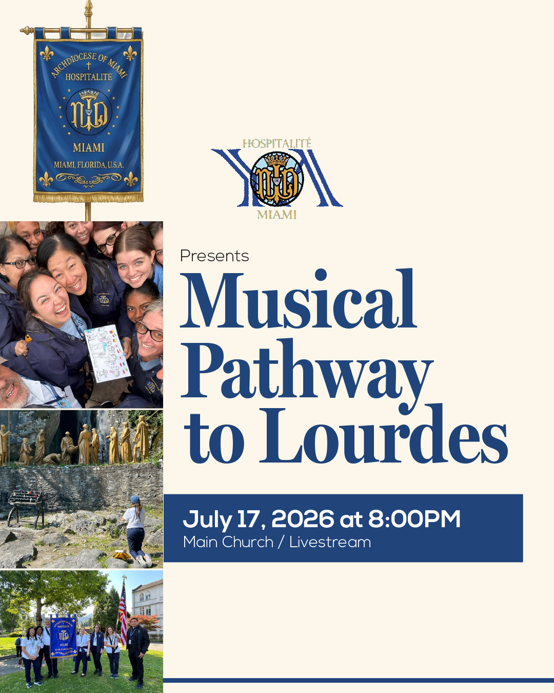 Musical Pathway to Lourdes / Camino Musical a Lourdes - Fundraising Concert                                                                                                                                                                                                                                 