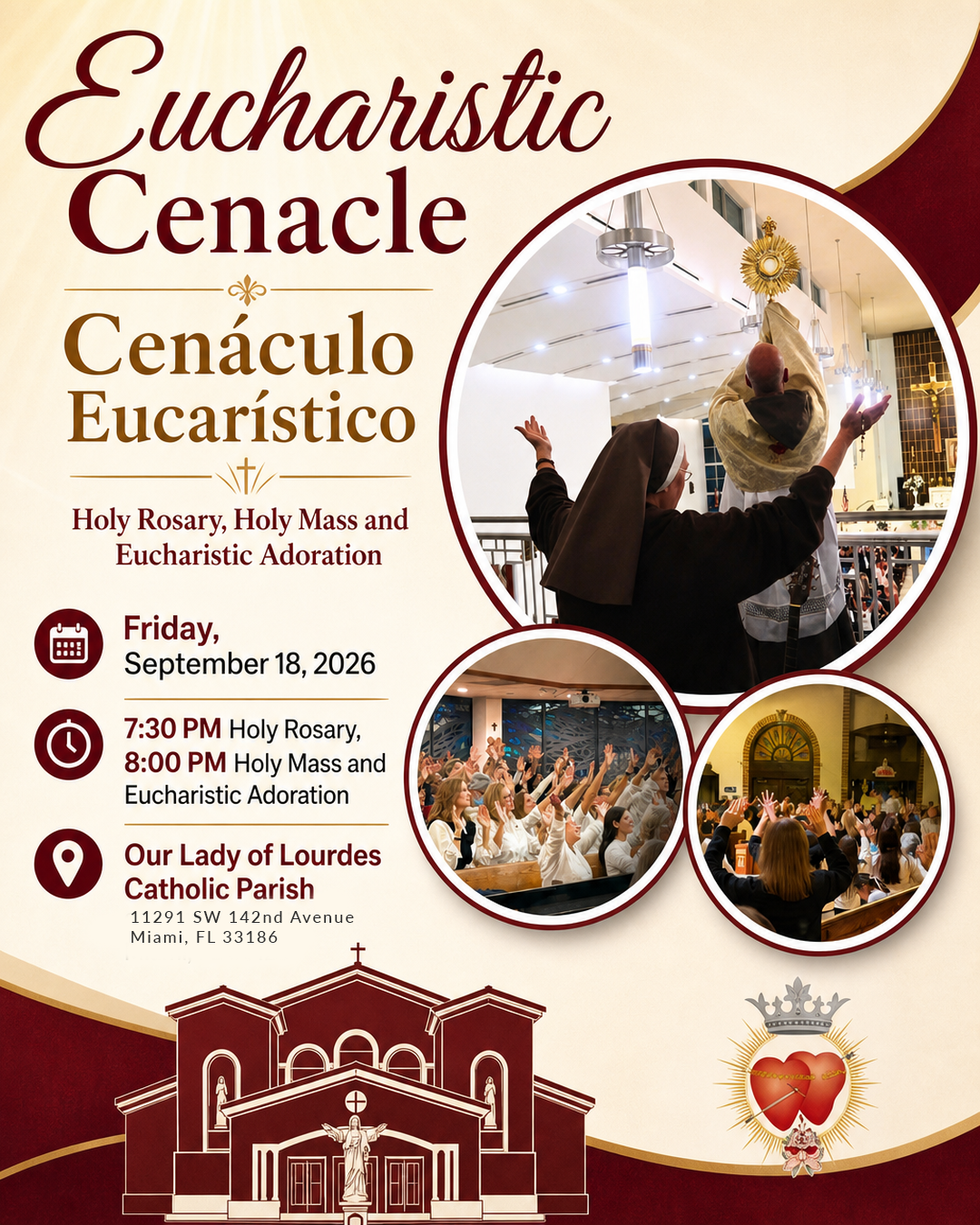 Eucharistic Cenacle / Cenáculo Eucarístico