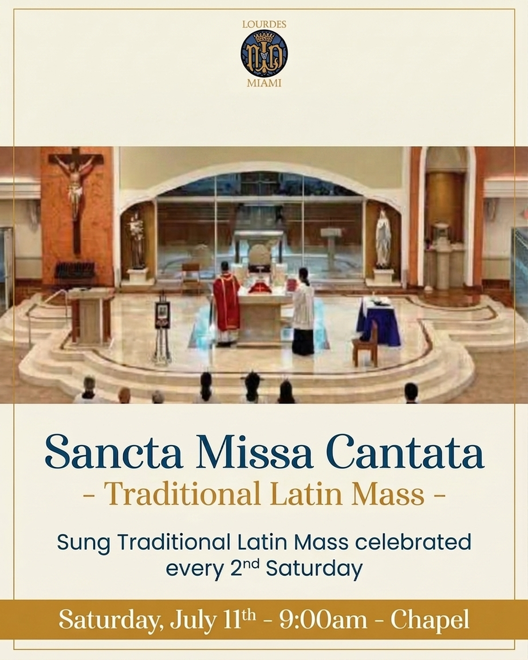 Sancta Missa Cantata - Traditional Latin Mass / Misa Tradicional en Latín                                                                                                                                                                                                                                  